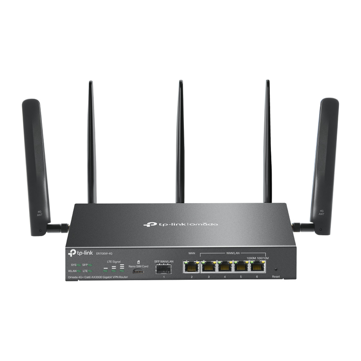 Router VPN TP-Link Omada ER706W-4G 4G+ Wi-Fi 6 AX3000