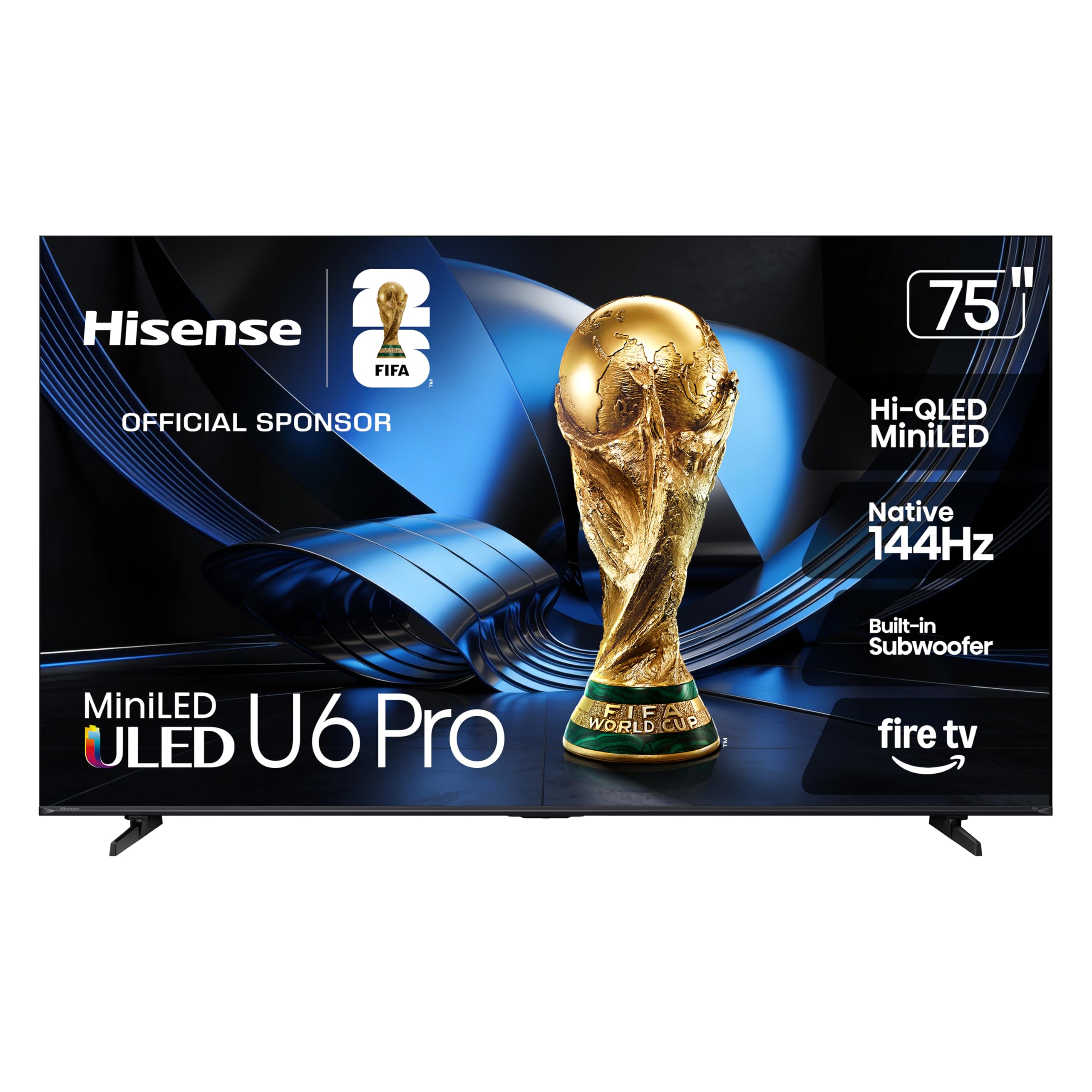 TV Hisense 75" U6 Mini-LED
