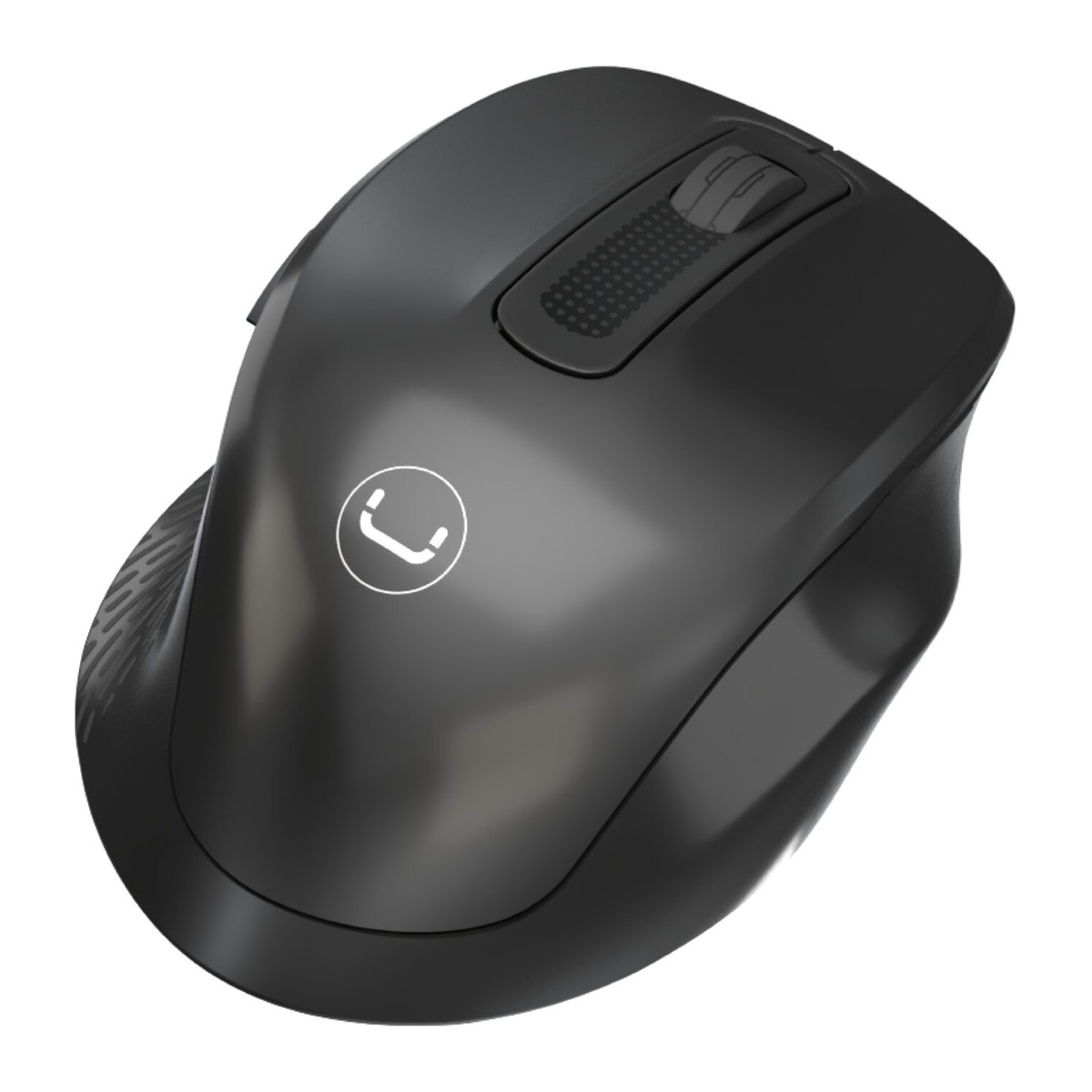 Mouse Inalámbrico Unno Tekno Glide Pro 1600DPI Negro