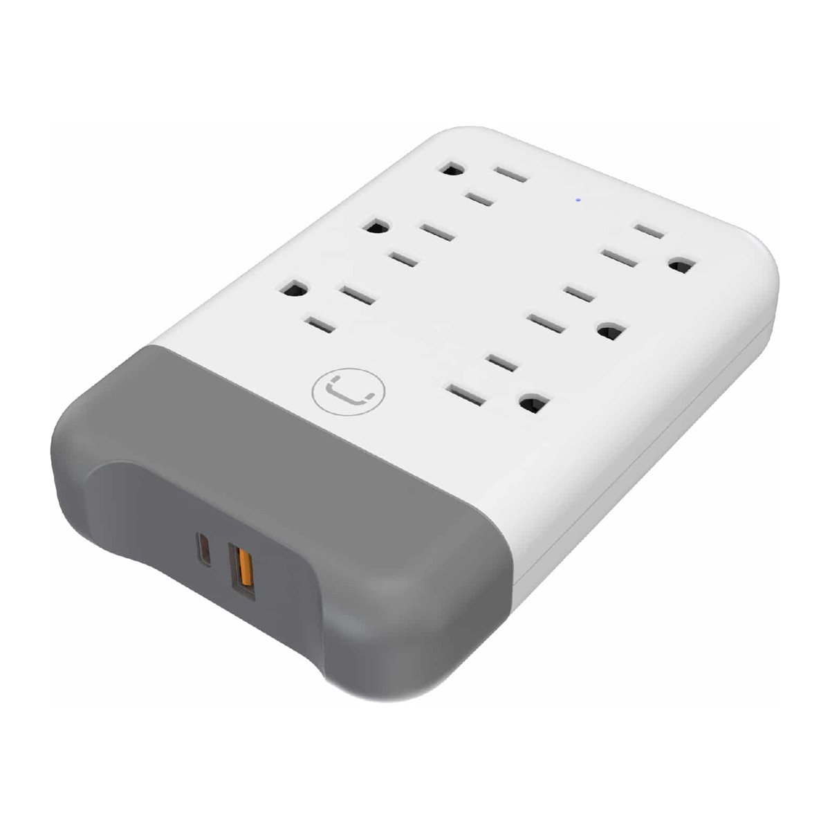 Conector de Pared Unno Tekno PW5084WT PowerPod 6-en-1 PD20W Blanco