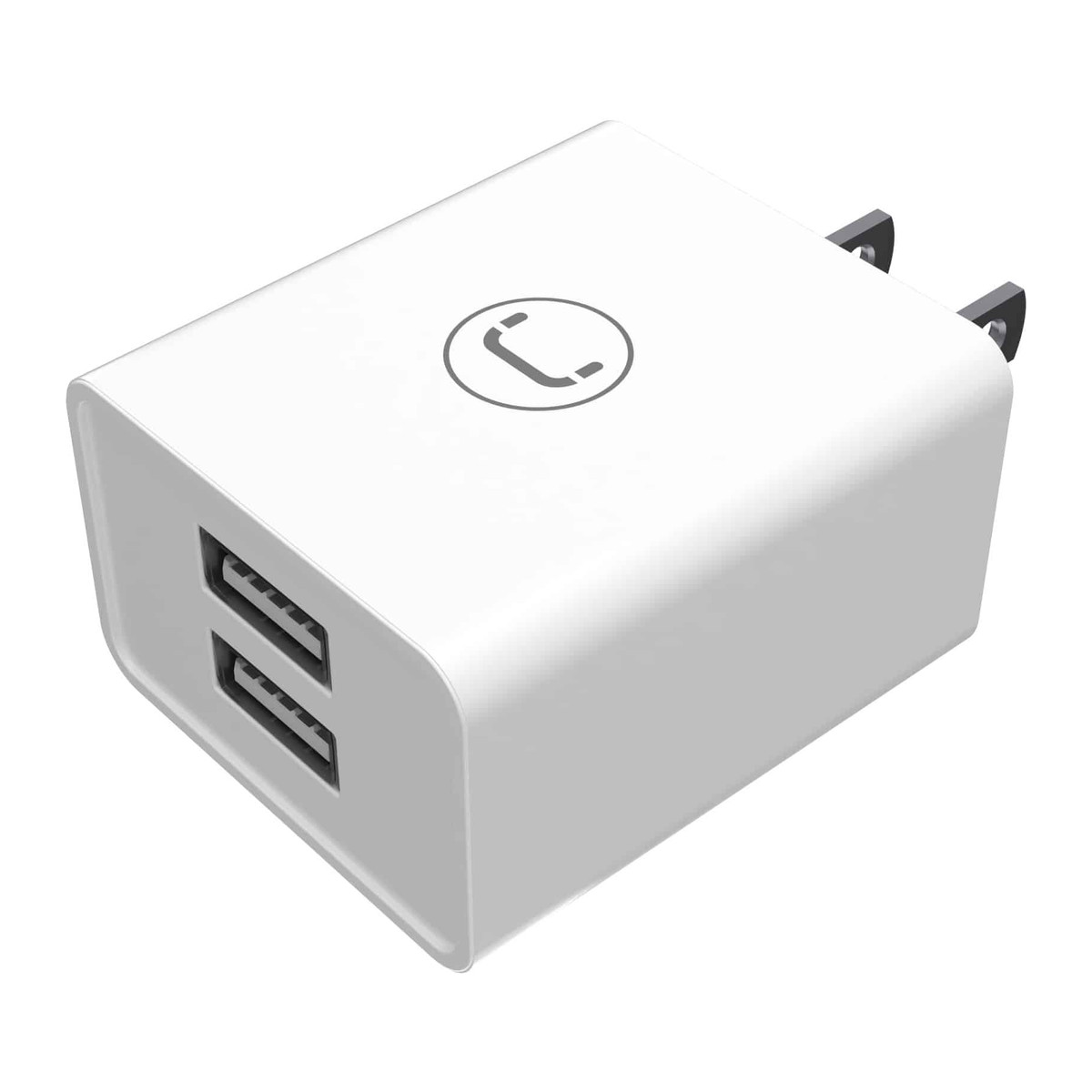 Cargador de Pared Unno Tekno PW5060WT Dual USB-A 2.1A Blanco