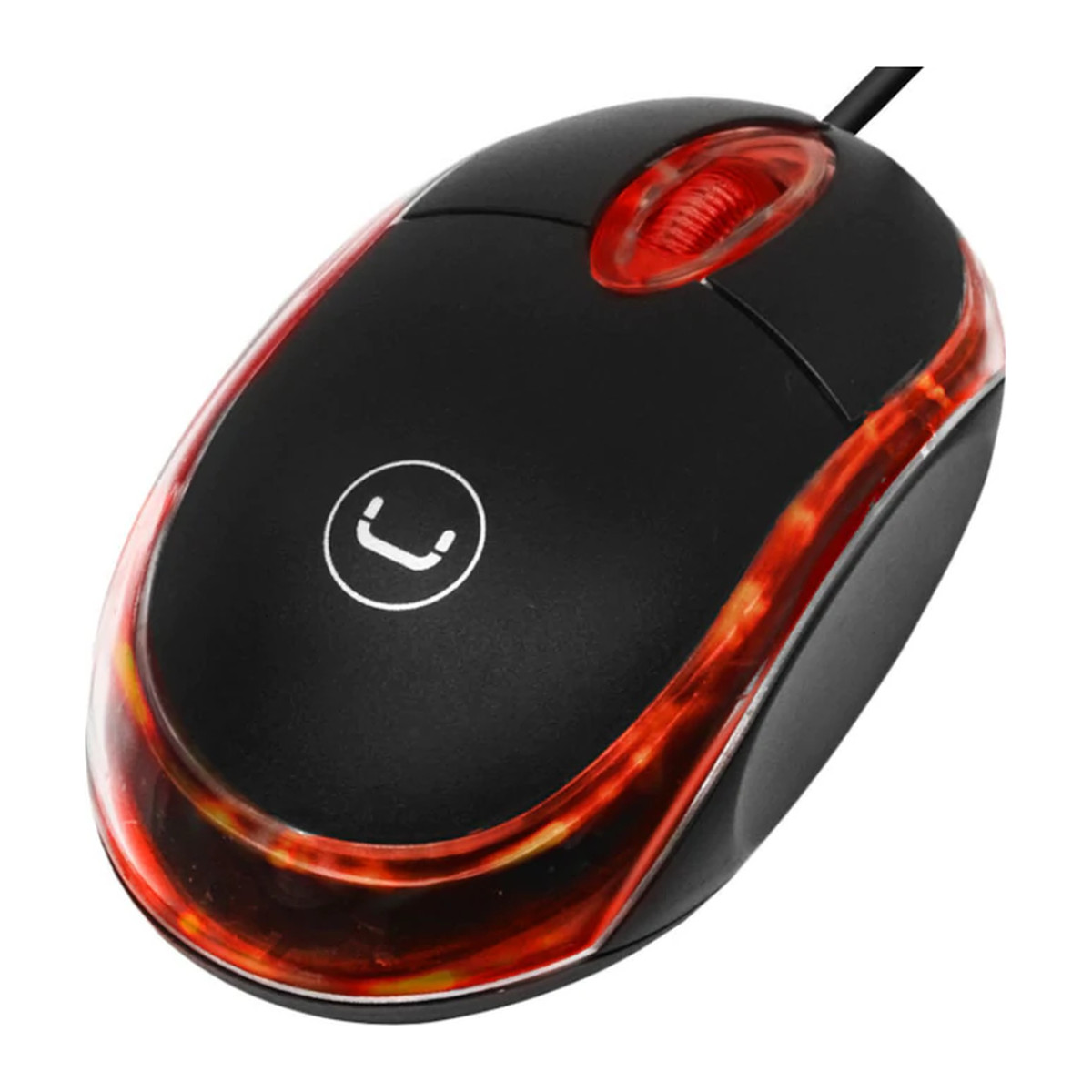 Mouse Unno Tekno Trans 800DPI negro