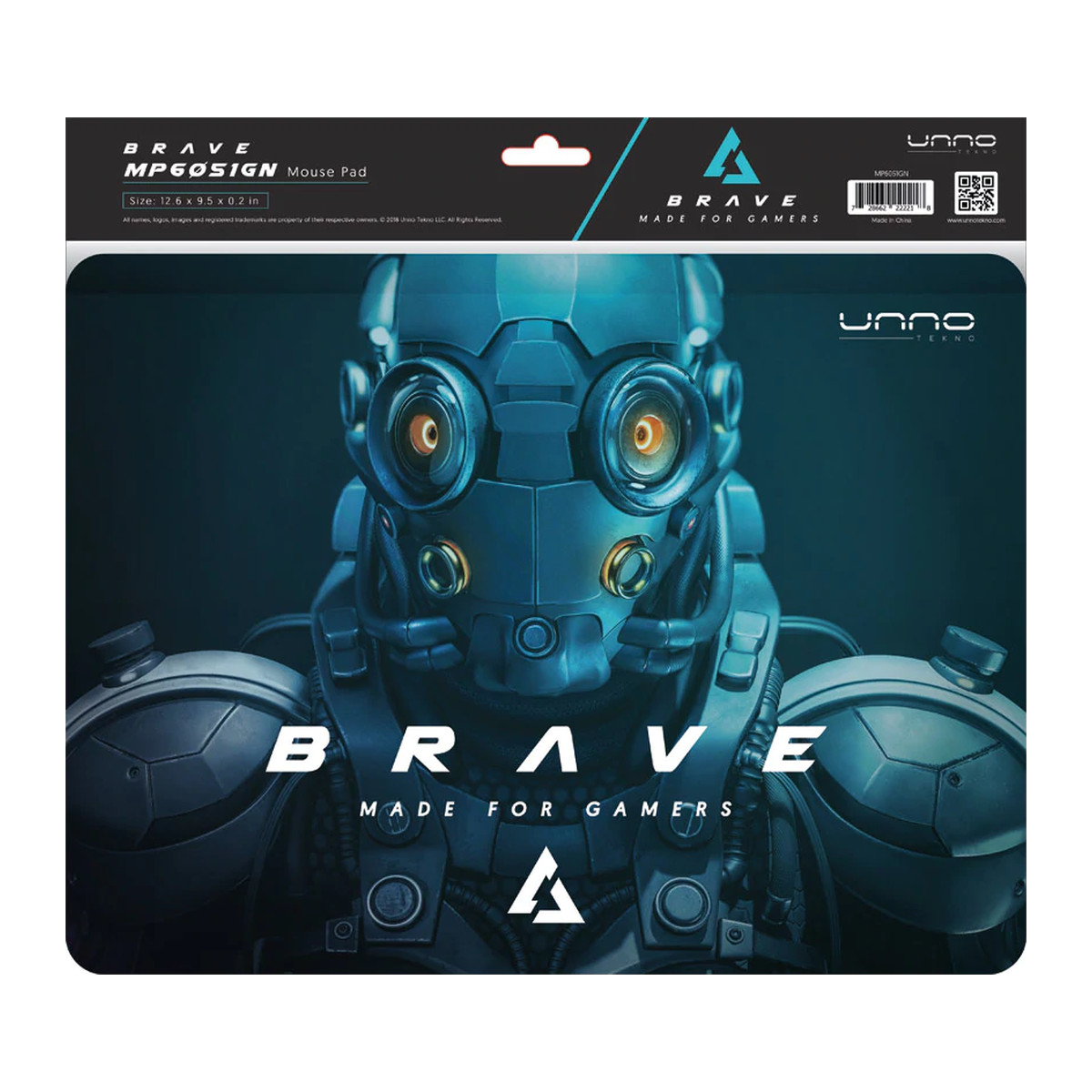 Mousepad Gaming Unno Tekno Brave