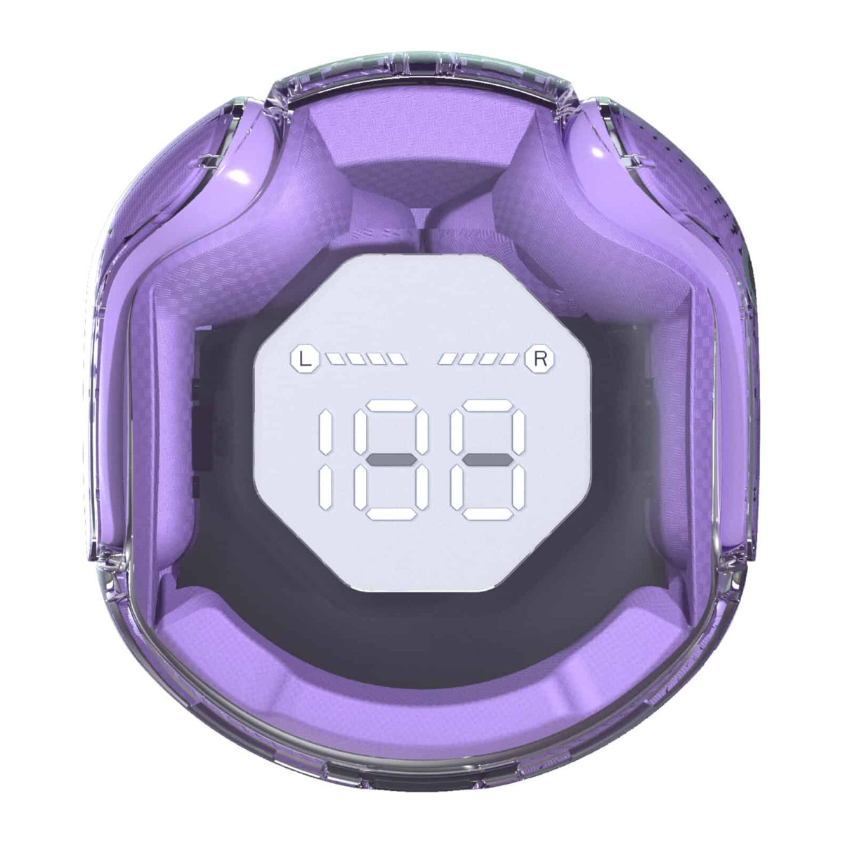 Audífonos in-ear Unno Tekno HS7508VT Bluetooth TWS morado