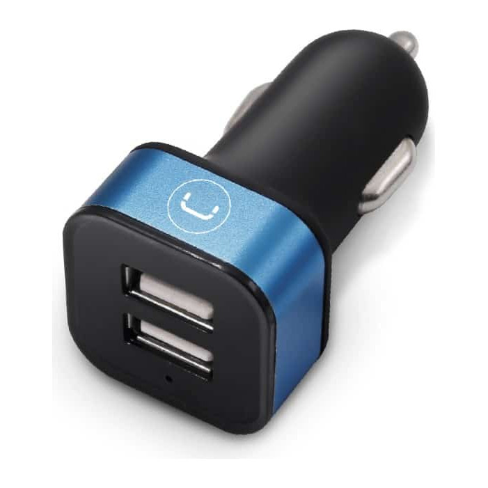 Cargador de coche Unno Tekno PW5021BK Dual USB 3.4A negro