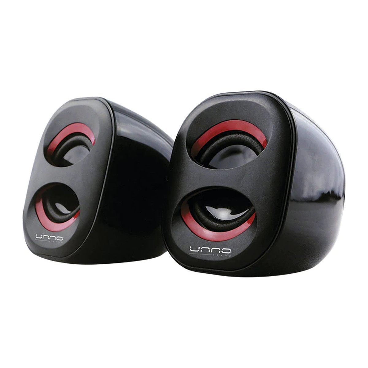 Bocina Unno Tekno Brazza SP9012RD 2.0 6W Negro y Rojo