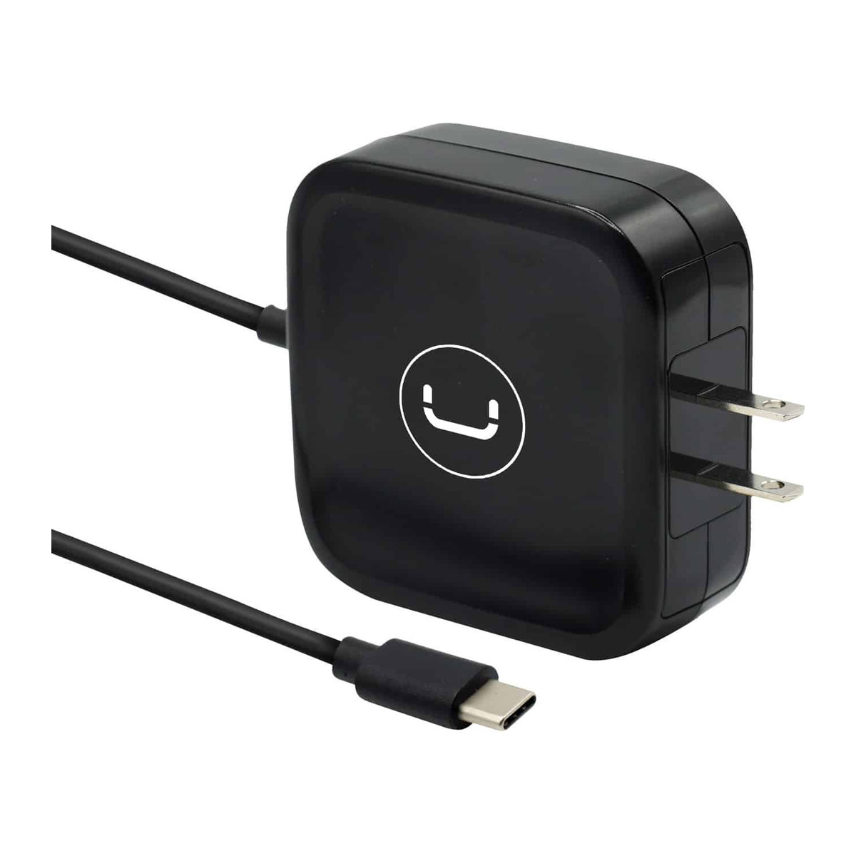 Cargador de Pared Unno Tekno PW5293BK FastCharge USB-C 65W Negro