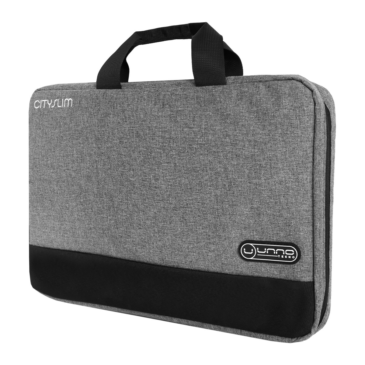 Maletín para notebook Unno CitySlim 15.6" gris/negro