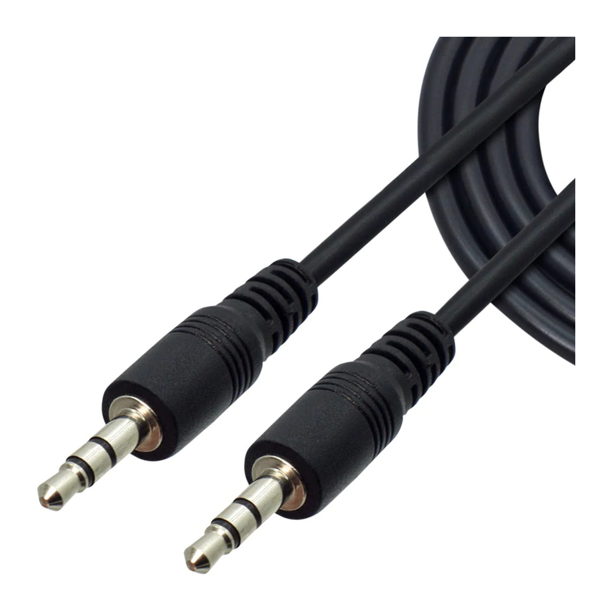 Cable de audio Unno Tekno CB4052BK 3.5mm 3 metros negro