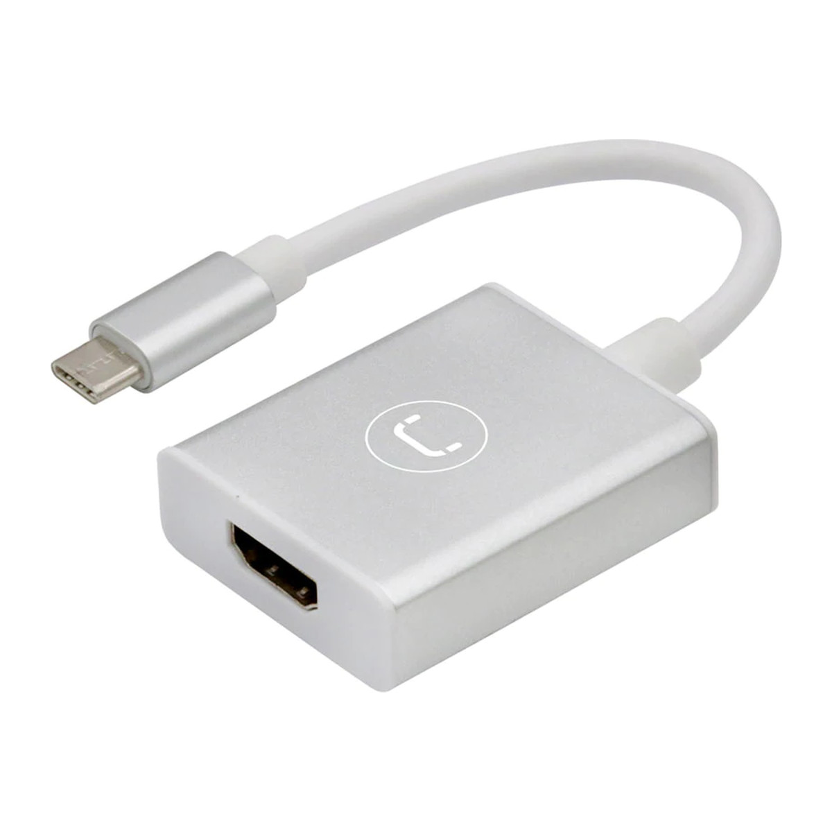 Adaptador Unno Tekno USB-C a HDMI 4k AD3001SV Macho-Hembra Plateado