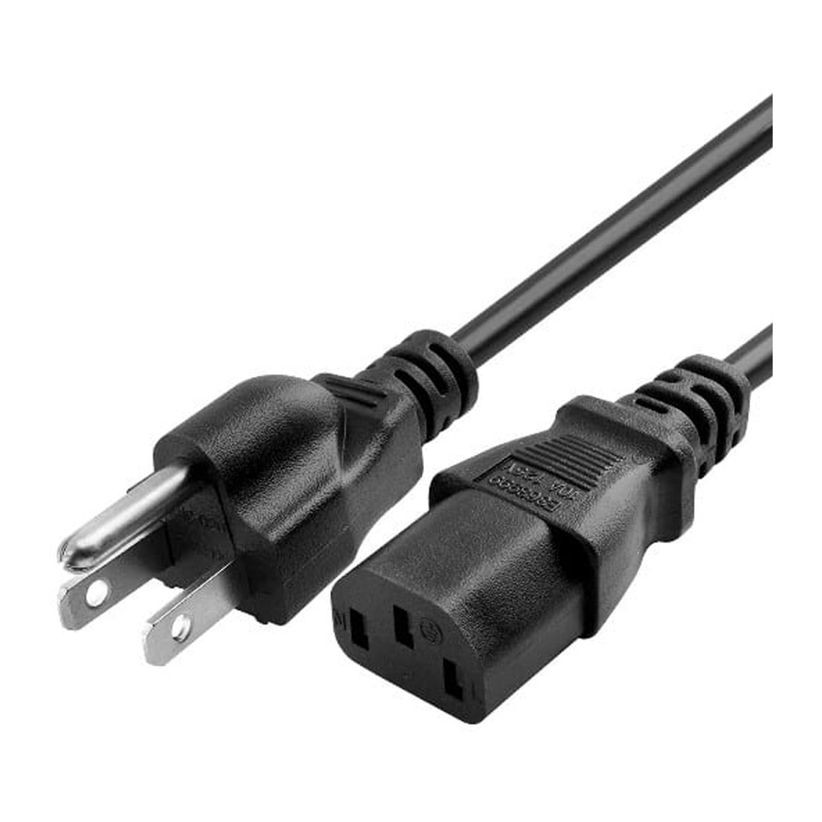 Cable de poder de CA Unno Tekno CB4001BK 1.8 m Negro
