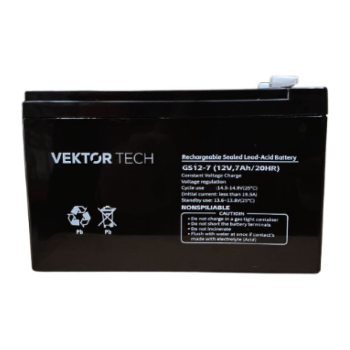 Batería para UPS VektorTech 12V 7.0Ah