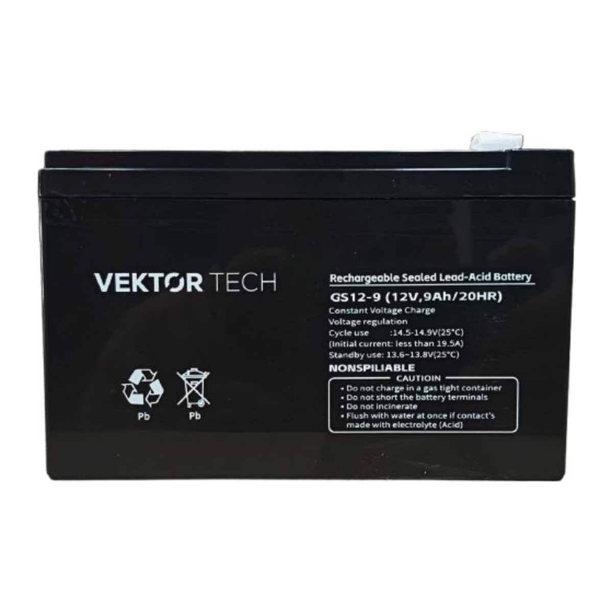 Batería para UPS VektorTech 12V 9.0Ah