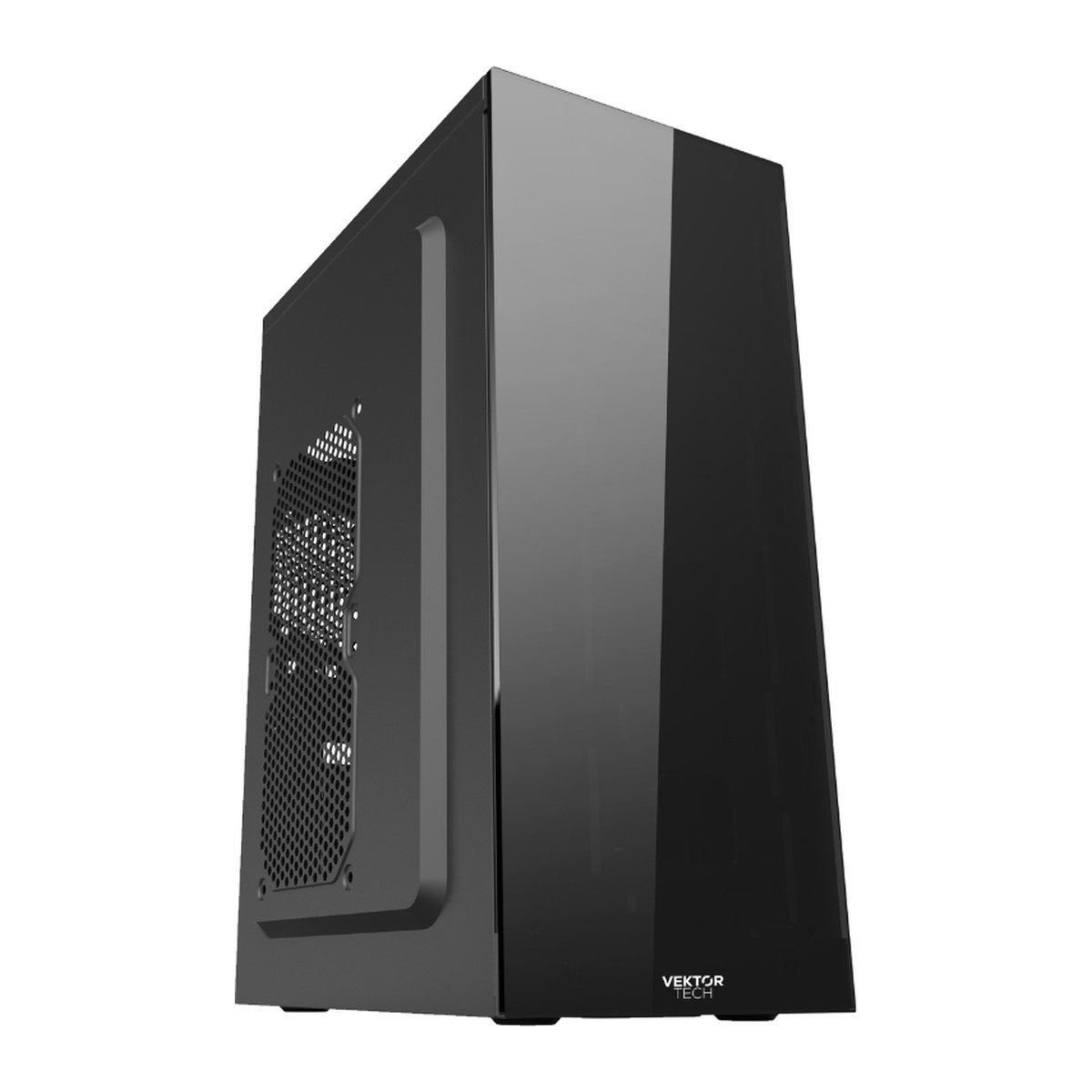 Gabinete VektorTech GQ-21 Media Torre ATX con fuente Negro