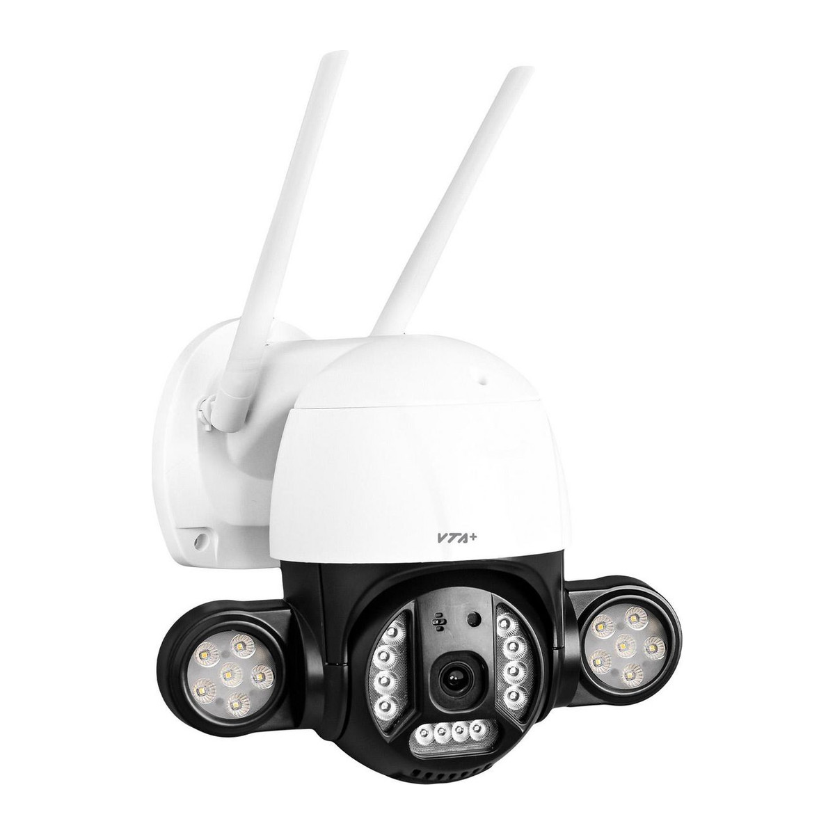 Cámara inteligente exterior VTA+ Twice 4 de 6 MP con giro y 2 reflectores