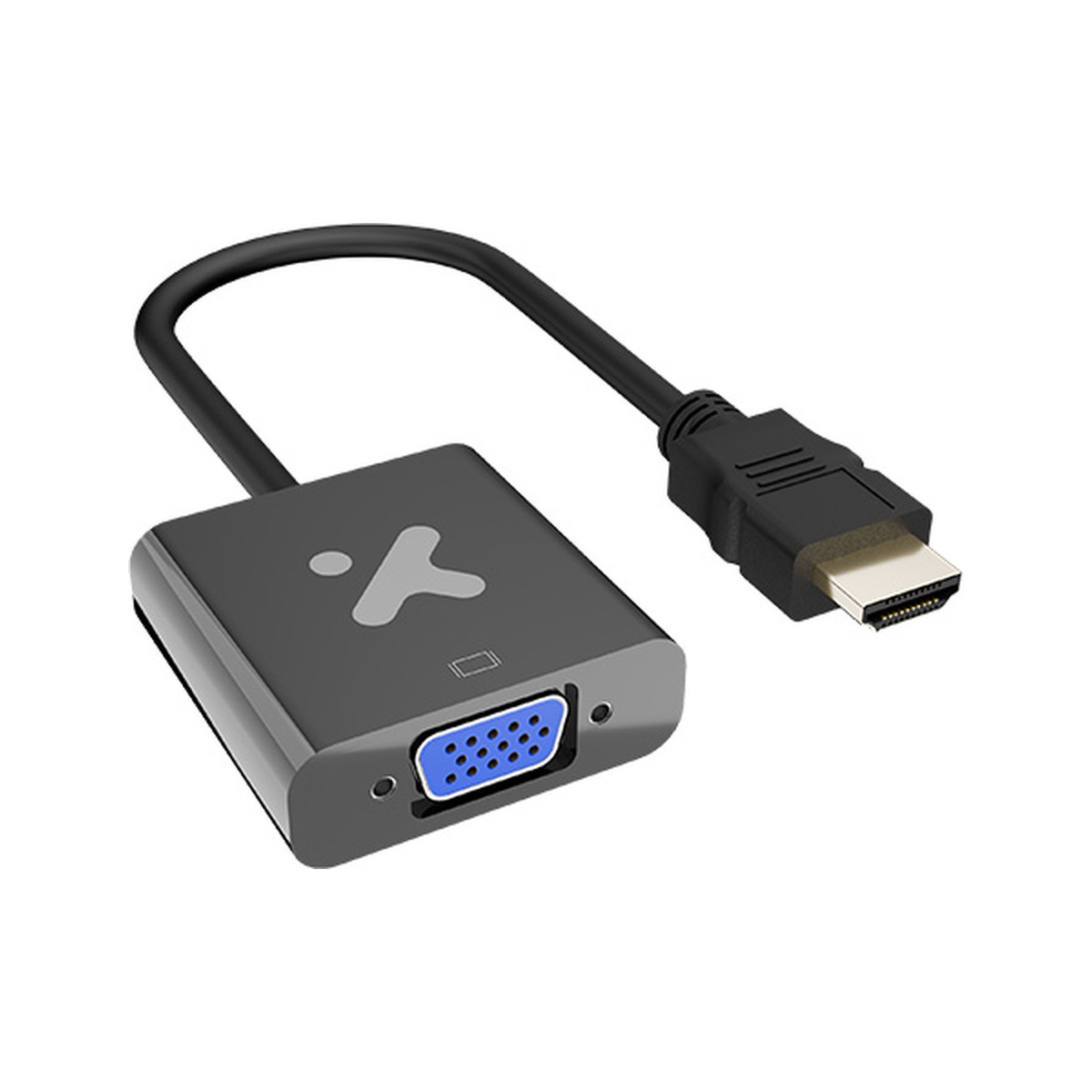 Adaptador de video Xtech XTC-384 Negro