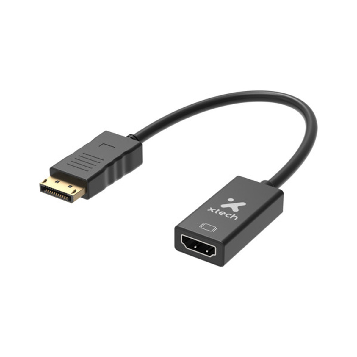 Adaptador de vídeo Xtech XTC-378 20 pin Negro
