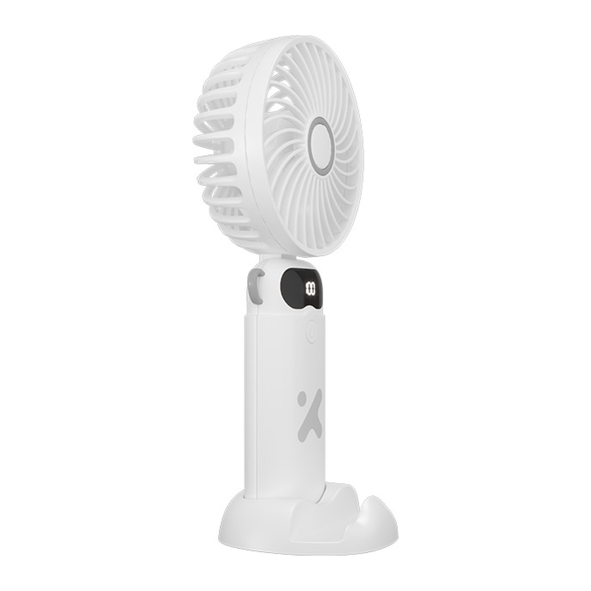 Mini ventilador recargable Xtech XTA-900 6 velocidades Blanco