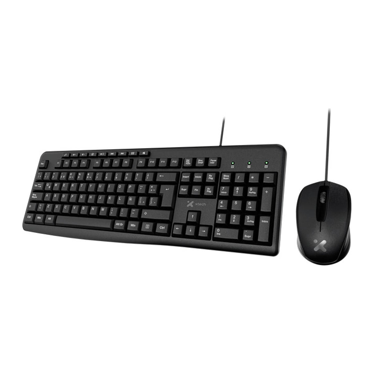 Teclado y mouse Xtech XTK-302S