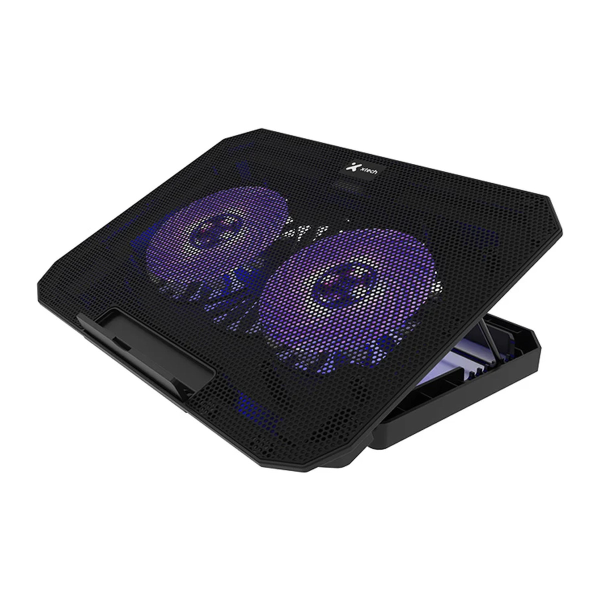 Base de enfriamiento para laptop Xtech XTA-156 de hasta 15.6" con LED azul