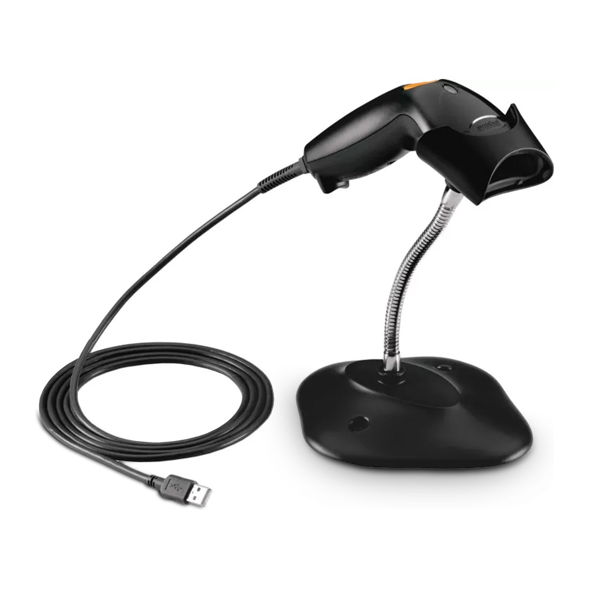 Lector de códigos de barras Zebra LS1203 1D láser negro