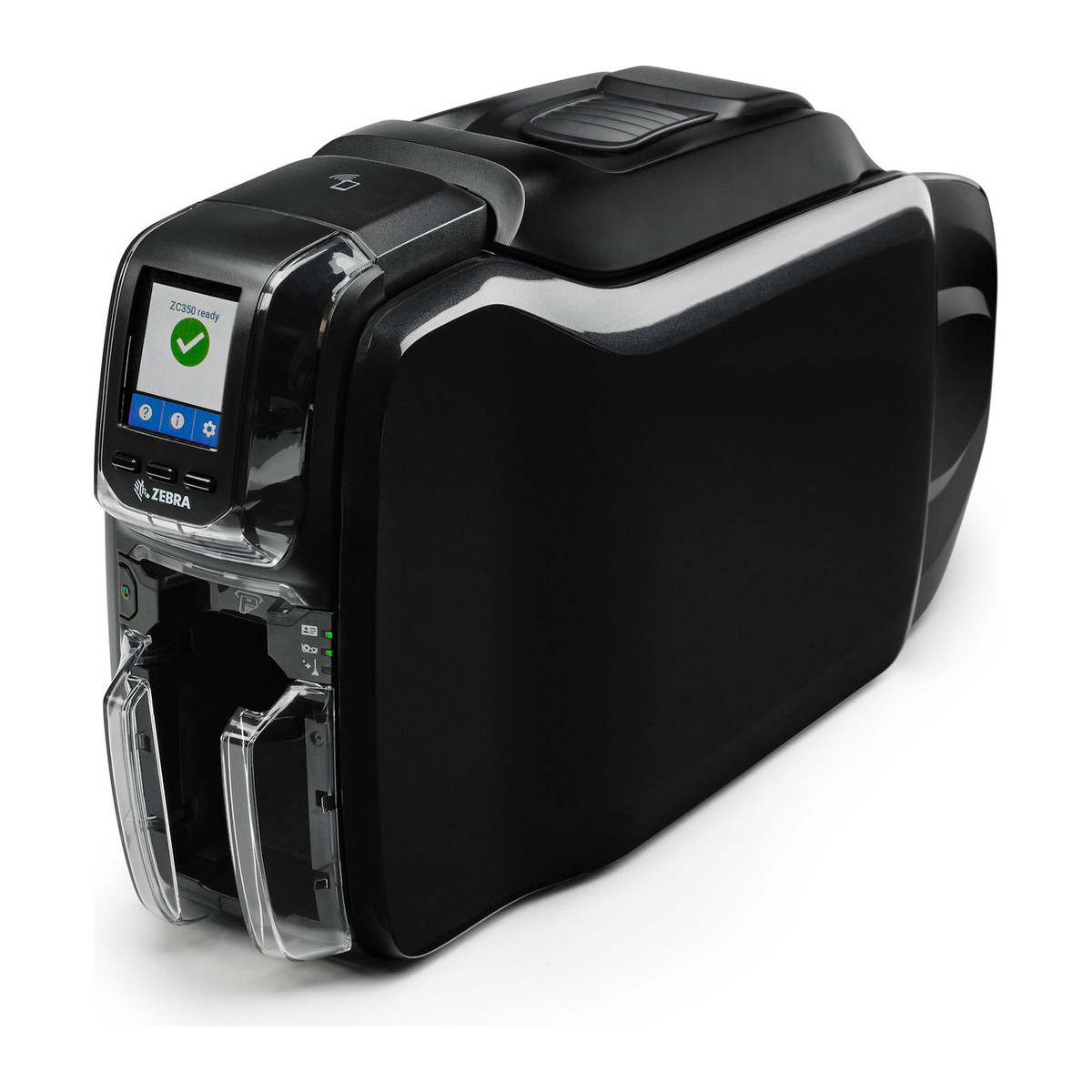 Impresora de credenciales Zebra ZC300 doble cara USB y Ethernet con CardStudio y 200 tarjetas